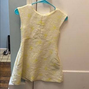 Zara Girl- girls dress size 9/10 pretty and sparkly yellow